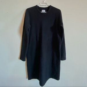 Frank & Oak black sweater dress